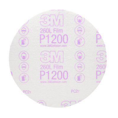 Xấp 5 tờ nhám đĩa 3M độ nhám P1200 6in 152mm