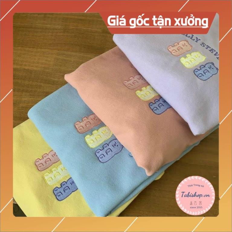 [ĐAM MÊ] Áo sweater nữ cổ tròn hình gấu Tabishop áo hoodie nỉ form rộng  phong cách ulzzang Hàn Quốc