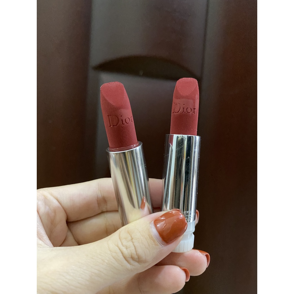 Lõi Son Dior Velvet 720 Icóne – Đỏ nâu