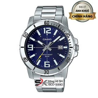 Đồng Hồ Nam CASIO Chính Hãng Anh Khuê MTP-VD01D-2BVUDF