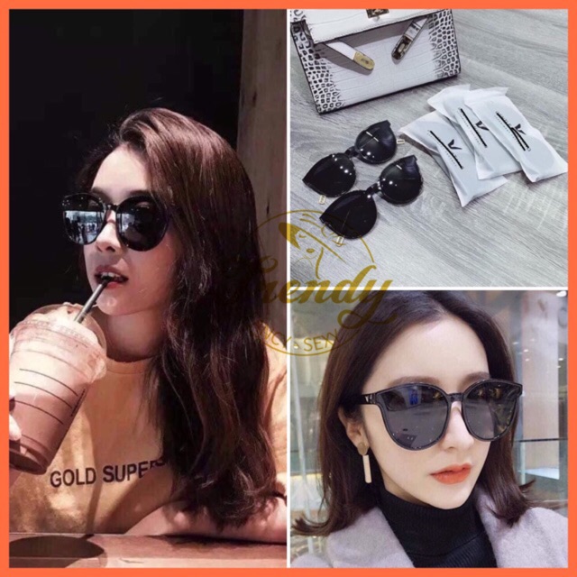 Kính râm thời trang mắt mèo hoạ tiết chữ V loại xịn ( khôngg hộp) video thật
