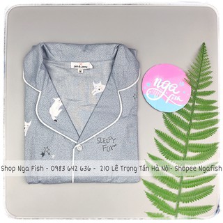 Bộ pyjama nữ cộc tay, quần đùi