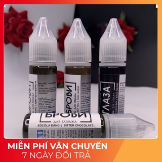 [CAM KẾT CHÍNH HÃNG] Mực BROVI Mực Phun Xăm ,Mực Nga Chuẩn