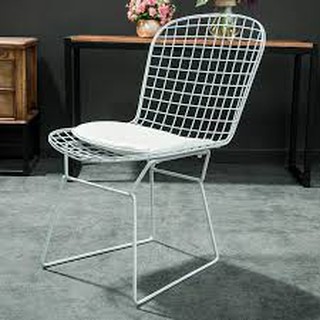 Ghế sắt đan krô(có nệm kèm ) - ghế cafe - ghế nhà hàng