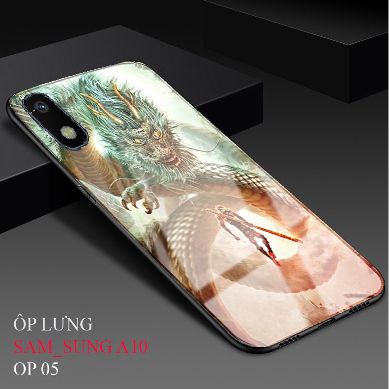 RỒNG CHIẾN_ỐP LƯNG MẶT KÍNH SAMSUNG A1O