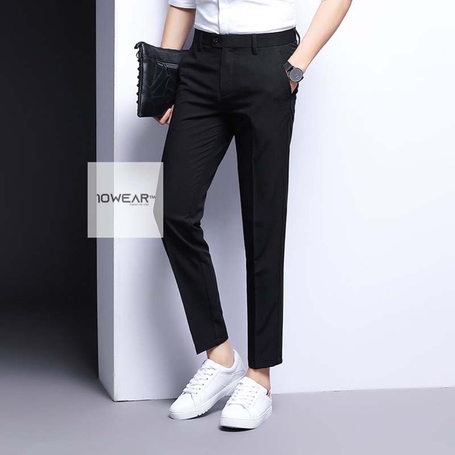 [Vải Cotton] Quần Âu Nam Hàn Quốc Ống Côn- 10wear Shop | BigBuy360 - bigbuy360.vn