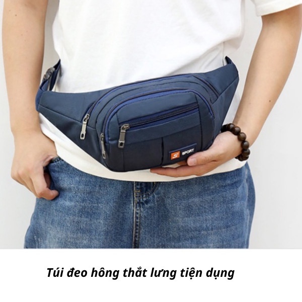 Túi đeo hông đeo bụng chống thấm nước tiện dụng cho nam nữ S-sport