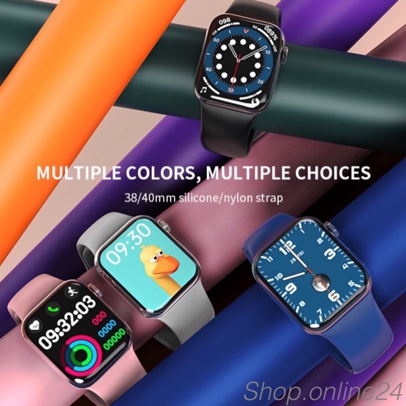 Đồng Hồ Thông Minh HW12 Seri 6 Tiếng Việt Thay ảnh Thay dây Nghe gọi Núm xoay 40mm