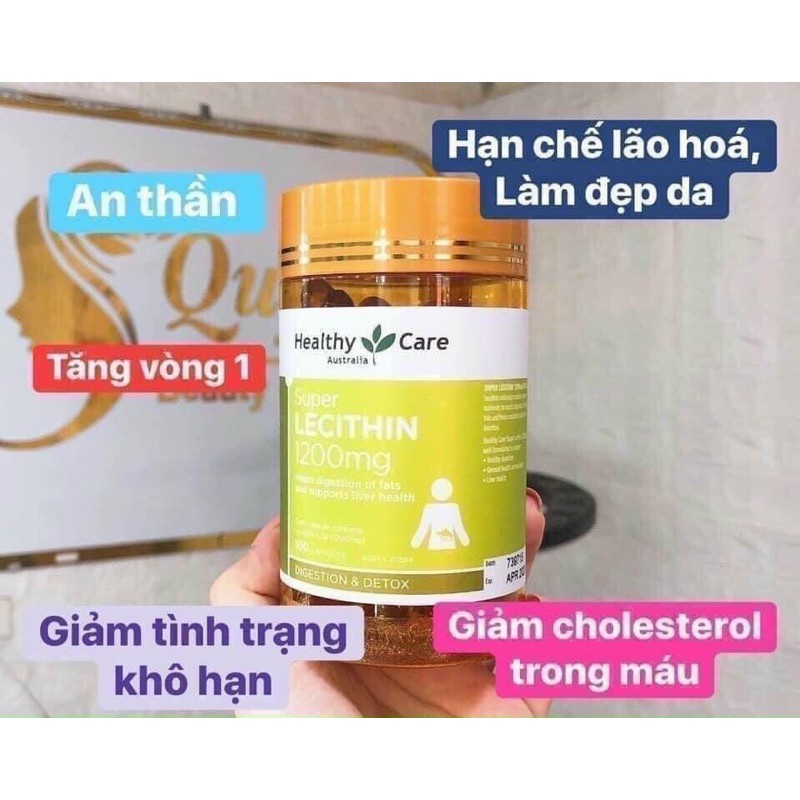 Combo tinh dầu hoa anh thảo Blackmores và mầm đậu nành Healthy Care của Úc