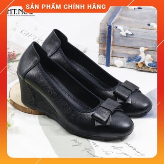 Giày nữ trung niên ❤️ HT.NEO ❤️ da bò cao cấp đế cao su tự nhiên 100% cực mềm cực êm chân tôn dáng và lịch sự (nu05-ndv)