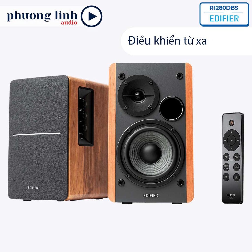 Loa EDIFIER R1280DBs Bluetooth Máy tính để bàn Công suất 42W Vi tinh kết cổng subout Điều khiển từ xa Hàng chính hãng