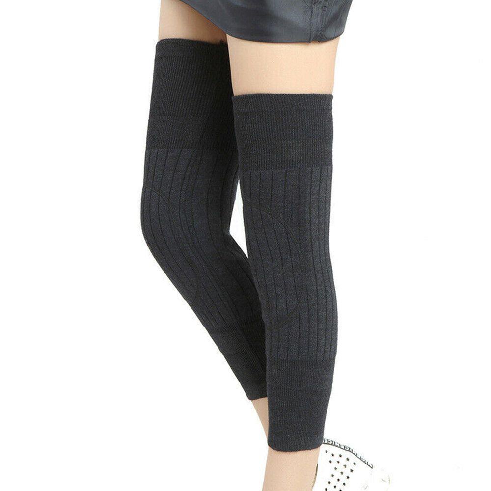 1 Cặp Ống Len Co Giãn Bảo Vệ Đầu Gối Giữ Ấm Chống Lạnh
