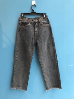 Quần ERRORIST jeans xanh ống suông