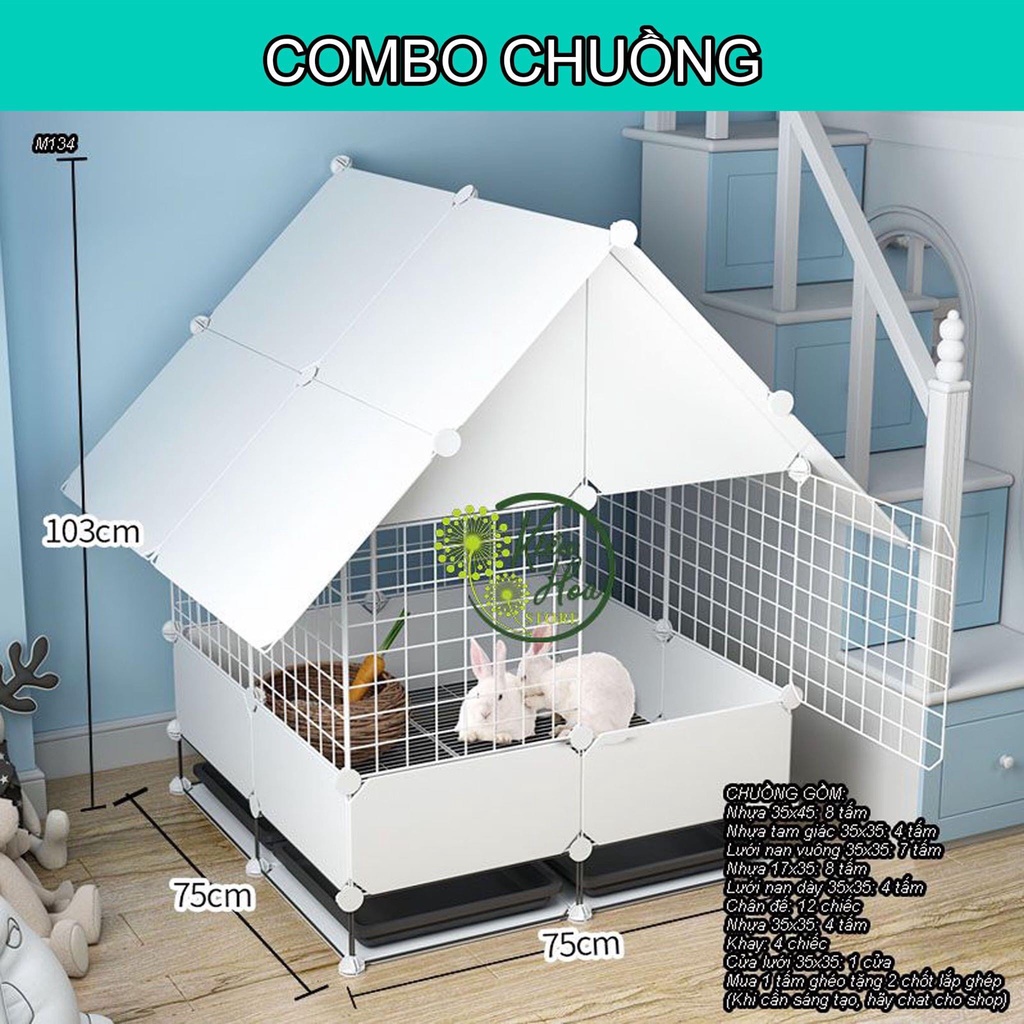 CHUỒNG QUÂY CHÓ MÈO  BÁN LẺ TỪNG TẤM THOẢI THÍCH SÁNG TẠO