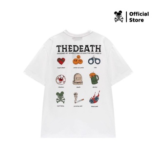 Áo Thun Unisex Bad Habits The Death Trắng 100% Cotton - Local Brand Chính Hãng