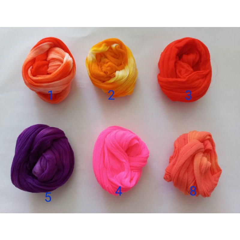 Combo: 5 sợi vải voan làm hoa handmade
