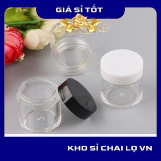 Hủ Đựng Kem ❤ Hủ nhựa 10g thân cao chiết mỹ phẩm , hủ chiết kem , chai lọ chiết mỹ phẩm , phụ kiện du lịch