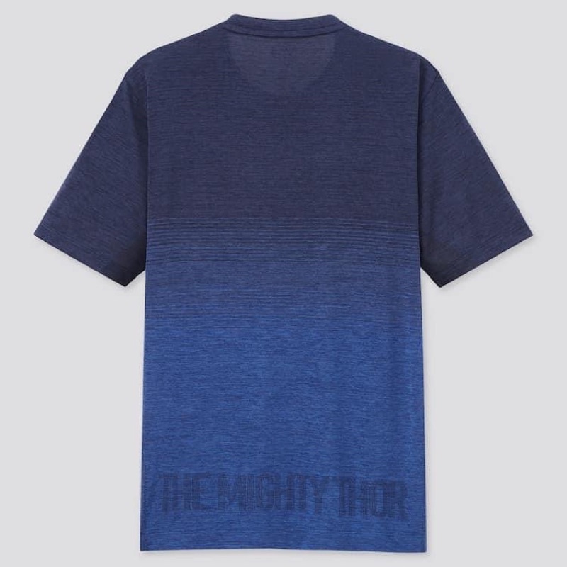 Áo Thun Nam Uni qlo Dry Ex cổ tròn Mar vel