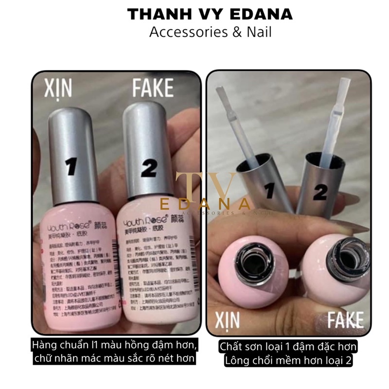 Base top hoa hồng, sơn liên kết cứng móng hoa hồng chính hãng