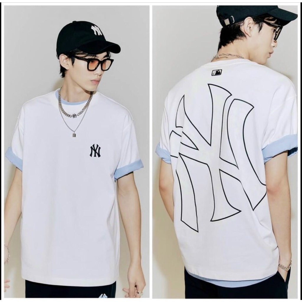 Áo Thun Cao Cấp Unisex NY logo Mega