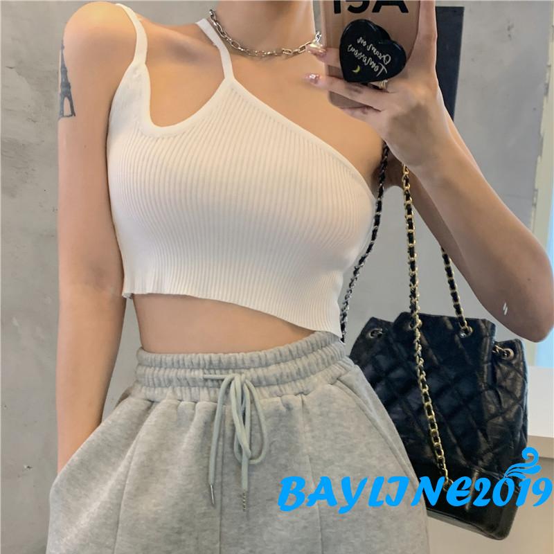 Áo Lửng Không Tay Thời Trang Quyến Rũ Cho Nữ