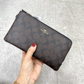 Ví C0ach 2 ngăn chất canvas bền đẹp