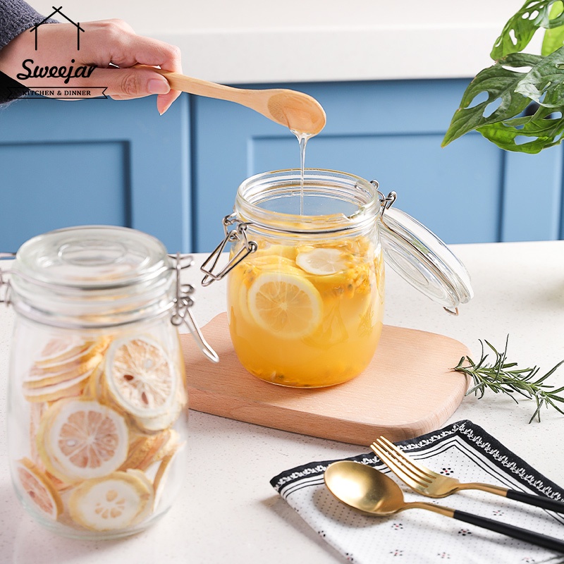 Lọ thủy tinh SWEEJAR đựng thực phẩm có nắp đậy kín chống ẩm