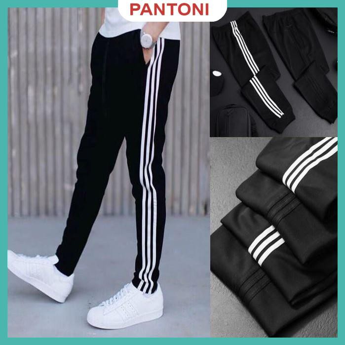 Quần thể thao nam nỉ dày dặn 3 sọc kiểu dáng trẻ trung năng động(QNTT) | BigBuy360 - bigbuy360.vn