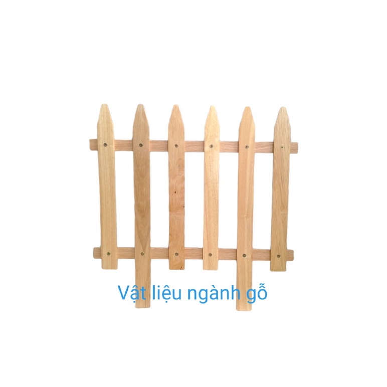 Hàng rào gỗ trang trí sân vườn, hàng tháo rời, KT Cao 50x Rộng 50cm. Rào gỗ tràm thích hợp để ngoài trời