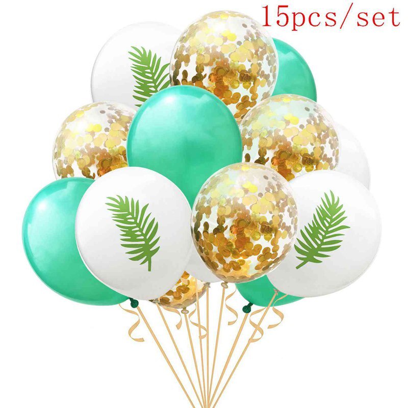 Bộ 15 Bong Bóng Trang Trí Tiệc Hình Chim Hồng Hạc