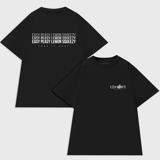 Áo thun oversize basic Lemony v1.0 trắng & đen - LMY3