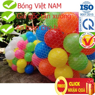 100 bóng nhựa việt nam 8cm ✅ đồ chơi trẻ em