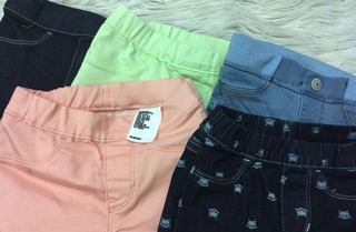 Quần jegging giả jean H&M