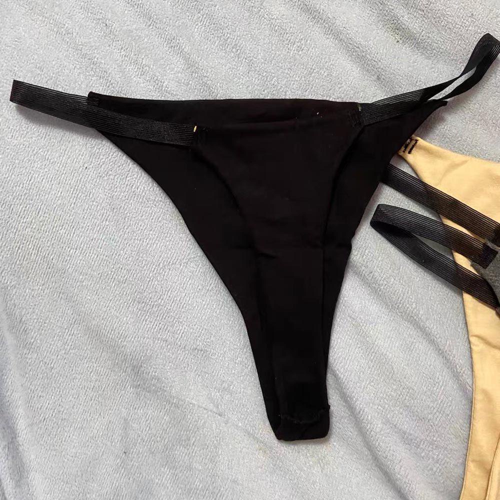 Set 2 Quần Lót Cotton Co Giãn Phong Cách Hàn Quốc Gợi Cảm Cho Nữ