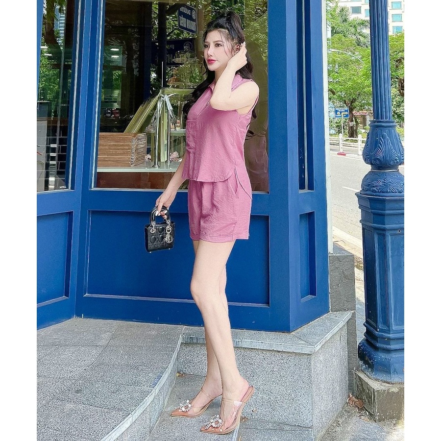 Set bộ dạo phố phối dây kéo SET001 – Lady Fashion