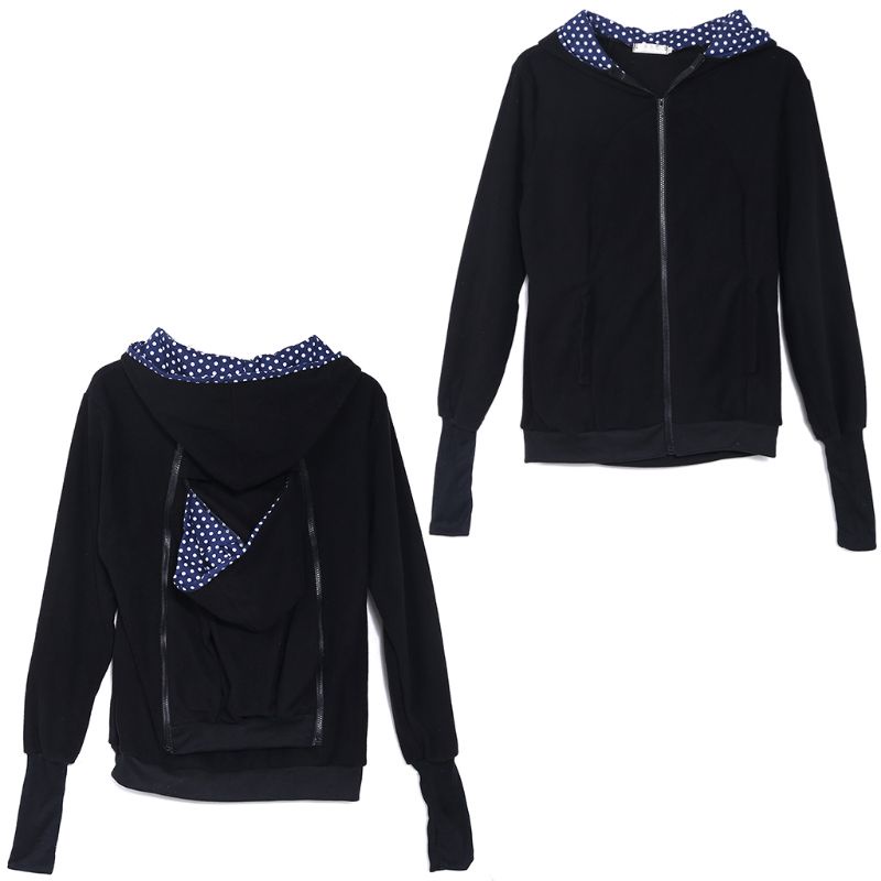 Áo Hoodie Mùa Đông Cho Mẹ Bầu Và Bé