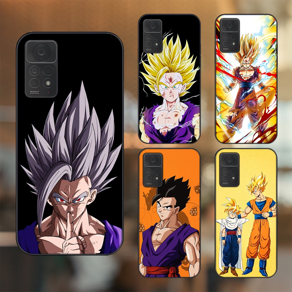 Ốp lưng Xiaomi Redmi Note 11 Pro 4G viền đen in hình Gohan Dragon Ball