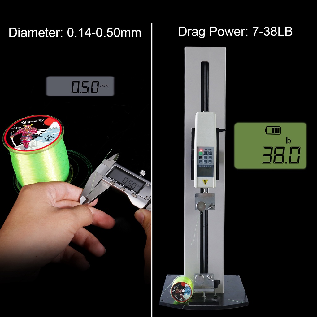 SOUGAYILANG Cuộn Dây Câu Cá Nylon 7-38LB 500m Siêu Bền