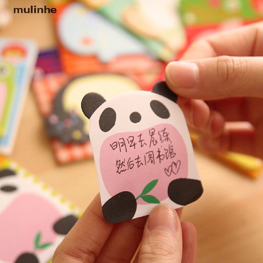 Mulinhe Giấy Dán Ghi Chú Đánh Dấu Trang Sách Hình Động Vật Kawaii Dễ Thương vn