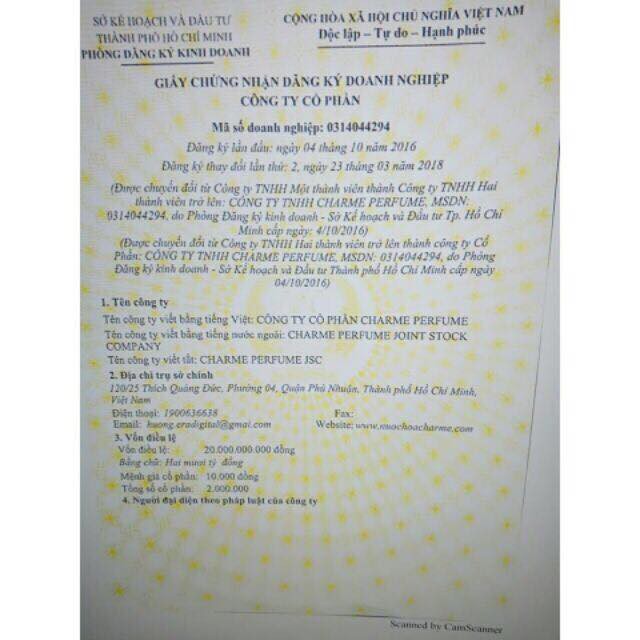 Nước hoa nam CHARME GUILITY 50ML (chính hãng 100%) | BigBuy360 - bigbuy360.vn