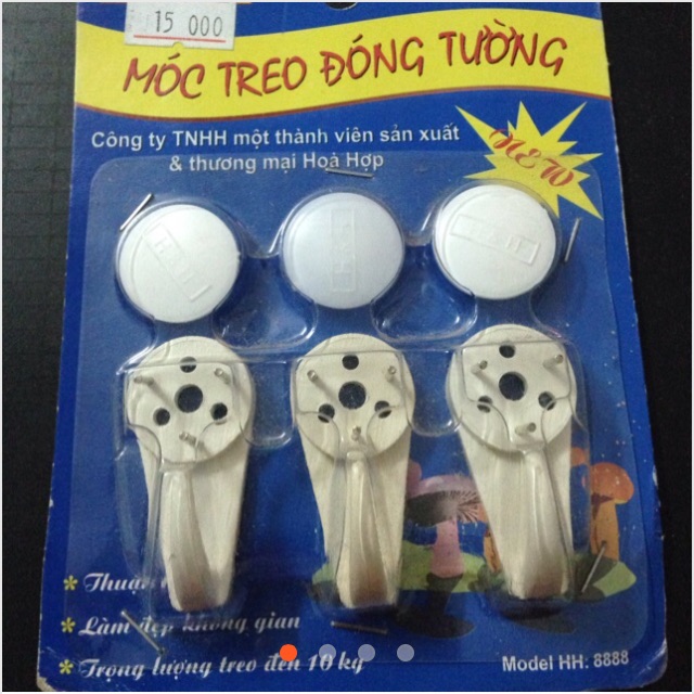 Móc treo tường combo 3 chiếc