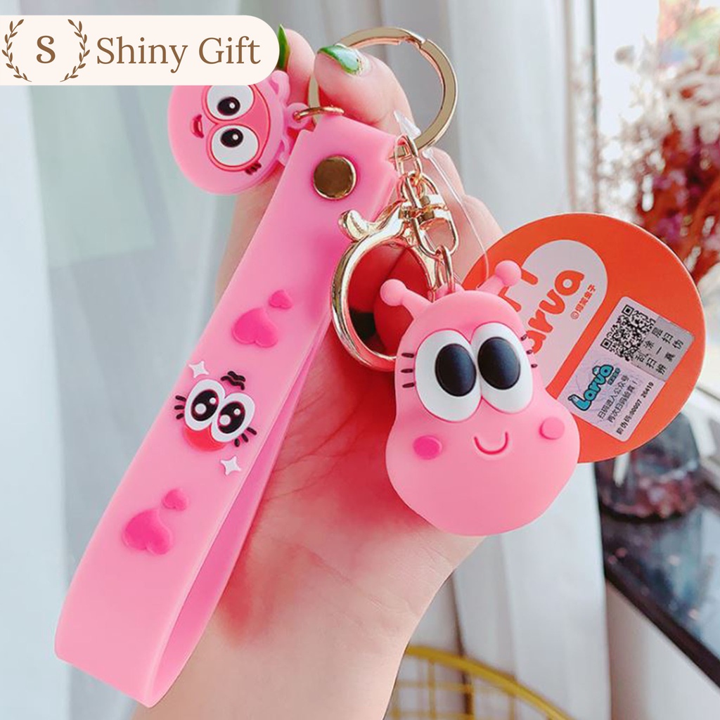 Móc khóa ấu trùng tinh nghịch Larva