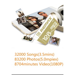 Thẻ nhớ MicroSD Remax 128GB Class 10