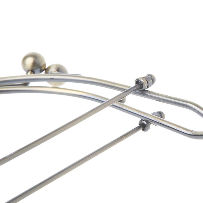 Khung tròn nửa khung có khóa kim loại để làm túi xách/ ví cầm tay