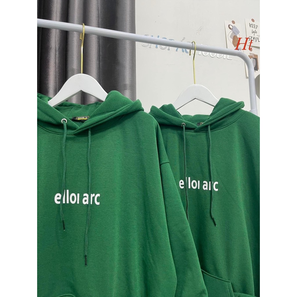 Áo hoodie , Ellon Áo nỉ nam nữ from rộng Unisex chất nỉ ngoại siêu dày dặn