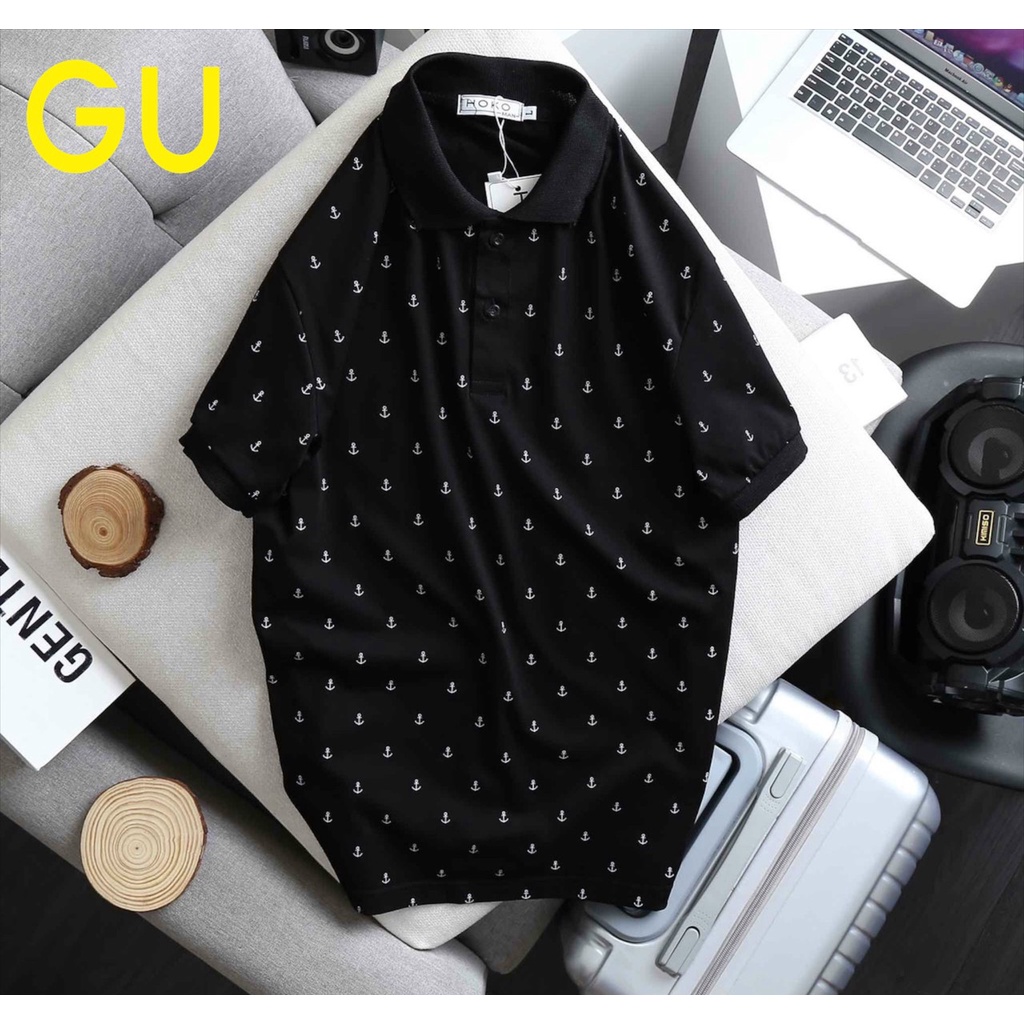 ÁO THUN CỔ POLO NAM IN HỌA TIẾT MỎ NEO SIÊU XINH CHẤT VẢI MỀM LÊN FORM CỰC CHUẨN HÀNG BAO ĐẸP - WEDO