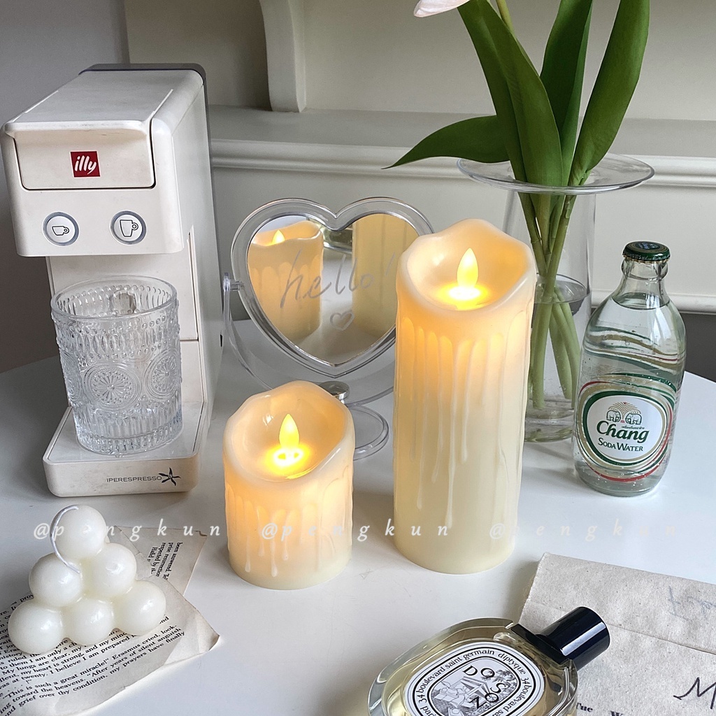 Đèn Trang Trí Hình Ngọn Lửa Phong Cách Lãng Mạn