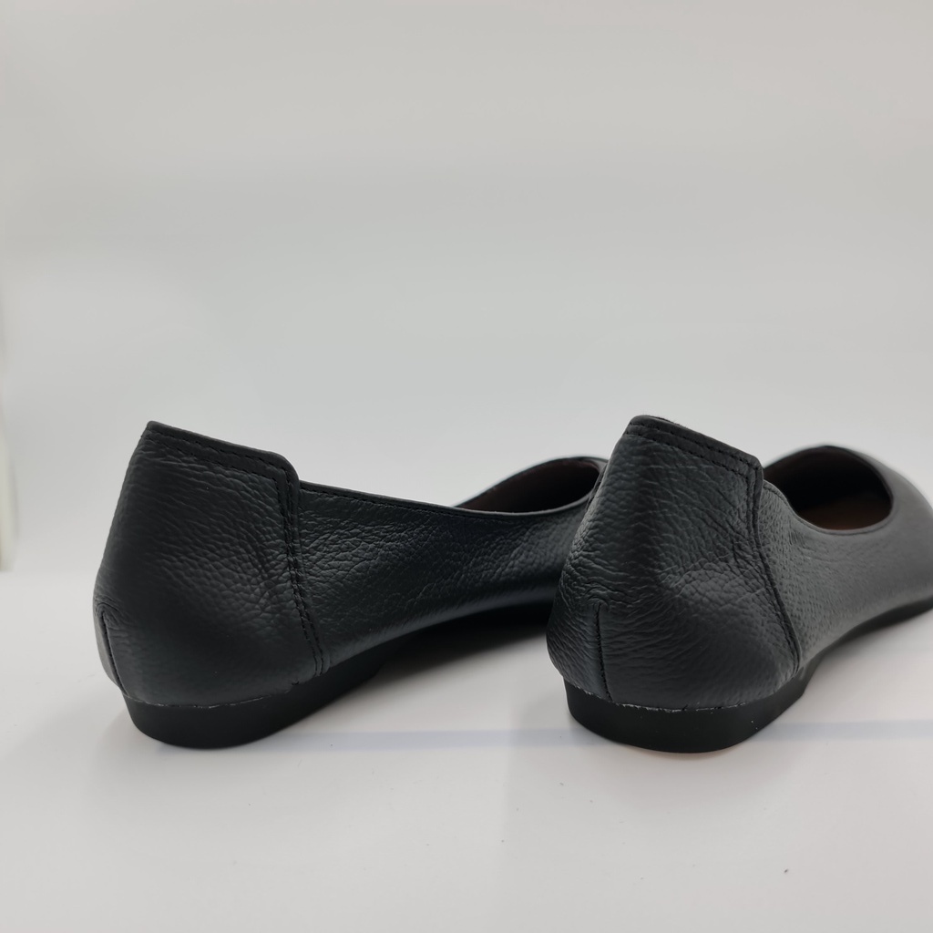 Giày búp bê nữ đế bệt LUNASHOES 1065 màu đen đỏ trắng nâu fullsize bảo hành 24 tháng 1 đổi 1 đế tpr chống trơn