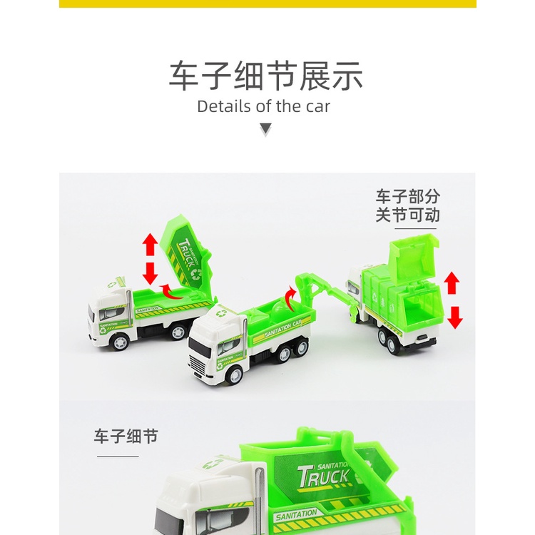 Xe Đồ Chơi Xây Dựng Bằng Nhựa Cho Trẻ Em