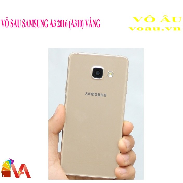 NẮP LƯNG SAMSUNG A3 2016 MÀU VÀNG